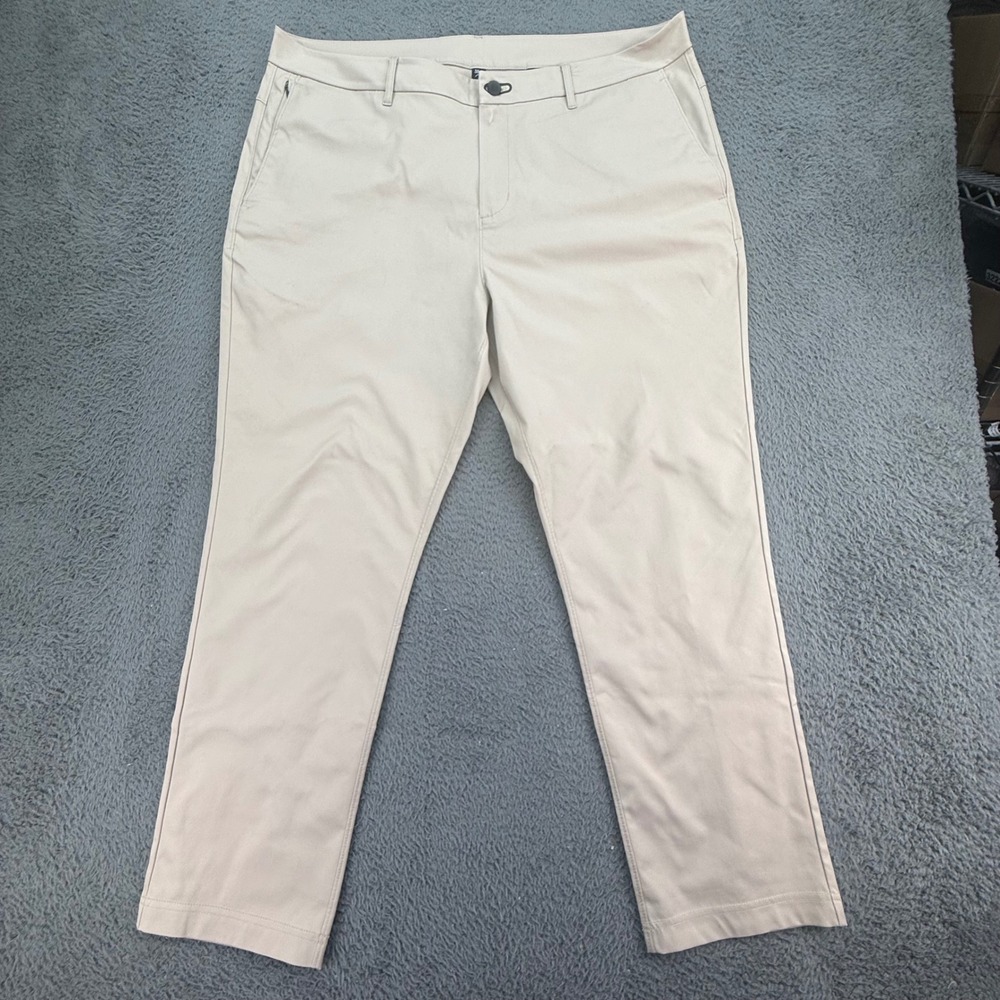 Public Rec Workday Pants Mens 38x30 Tan Khaki Performance Chino Stretch Trousers